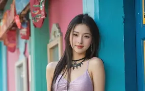 色彩斑斓的小姐姐